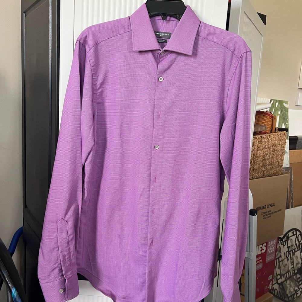 Van Heusen Purple Men's Shirt
